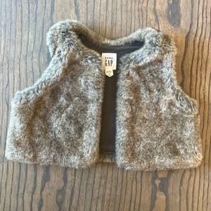 Baby Gap Faux Fur Vest